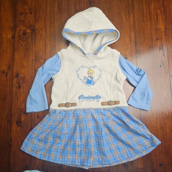 CINDERELLA HOODED DRESS 24 months - Picture 1 of 8